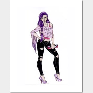 Fashionista Psylocke Posters and Art